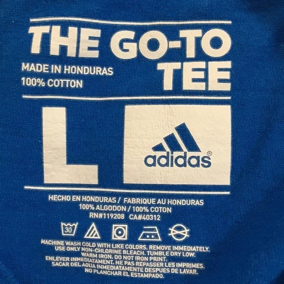Adidas “The Go To Tee” shirt size large - Picture 4 of 4
